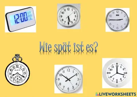 Wie spät ist es?