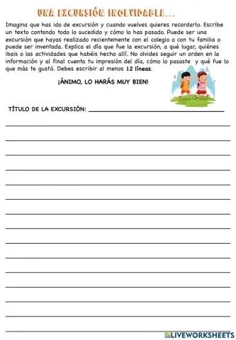 Una excursión inolvidable