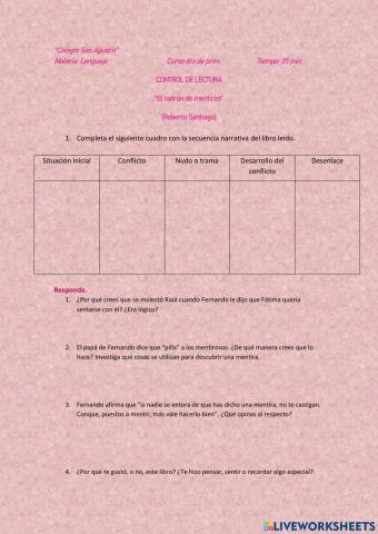 El ladrón de mentiras