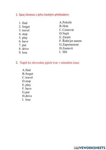 PS regular and irregular.