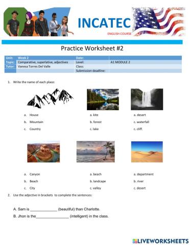 Practice workhseet 2 mod 2