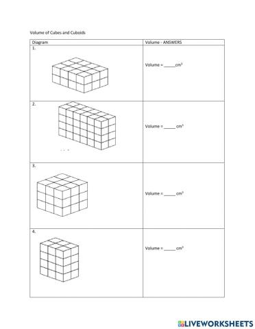 Year 5 Tr 3 Week 1- Volume of cubes and cuboids