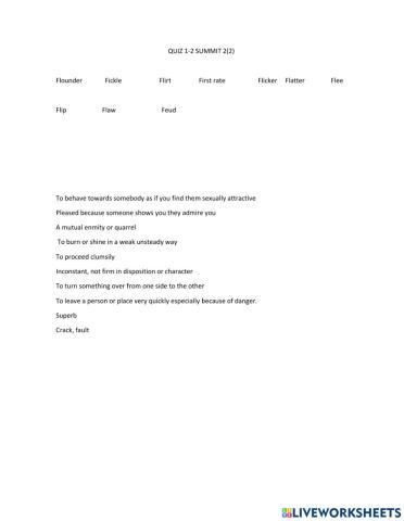 Quiz 1-2 summit 2(2)