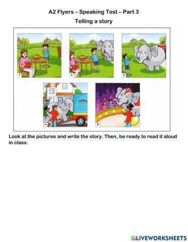 Flyers Speaking Part 3