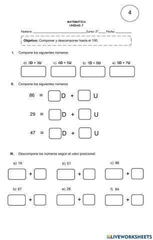 Composición de números
