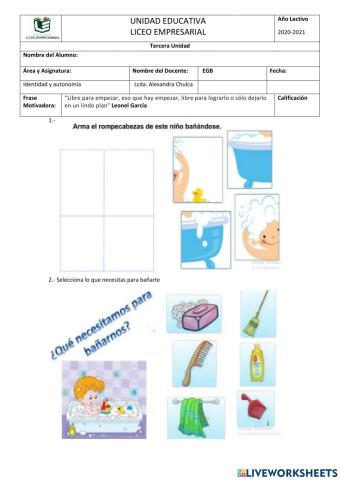 Identidad evaluación