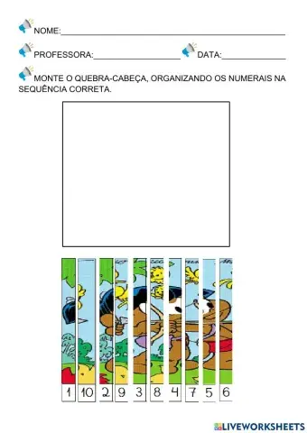 Quebra cabeça dia do indio