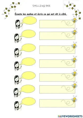 Spelling bee - school rules