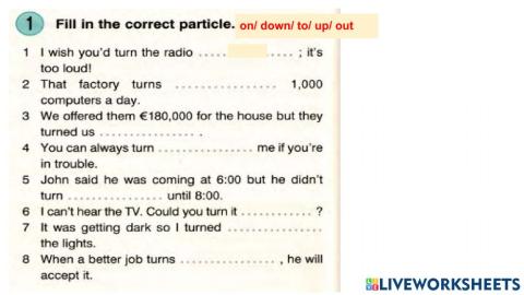 Phrasal verbs 13-14 (R-5)