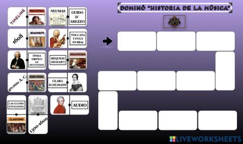 Dominó Historia de la Música