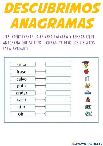 Anagramas