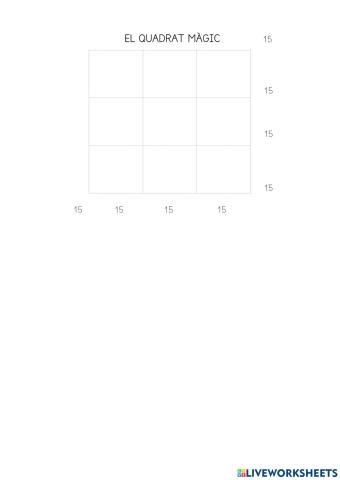 Quadrat màgic