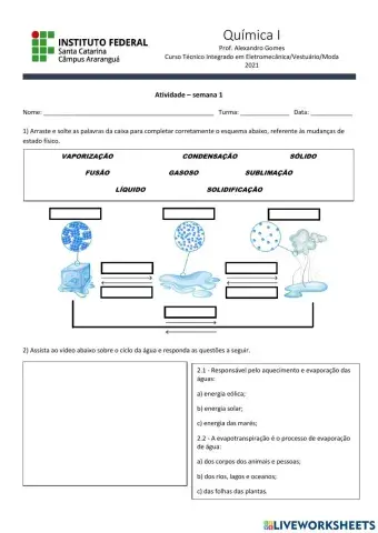 Estados físicos da matéria