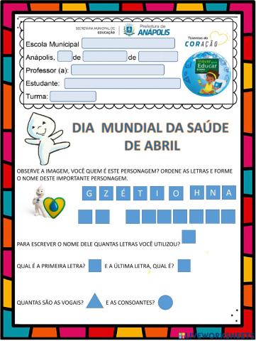 Dia mundial da SAÚDE