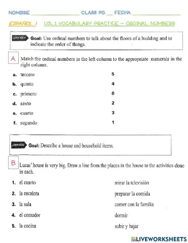 U5L1 Vocab.Practice - Ordinal Numbers (Apr.14-2021)
