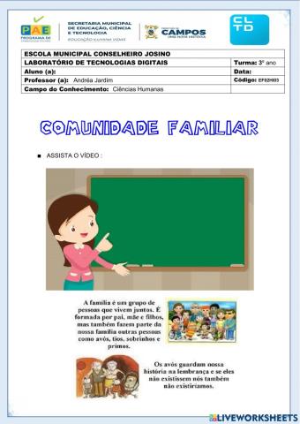 Comunidade familiar