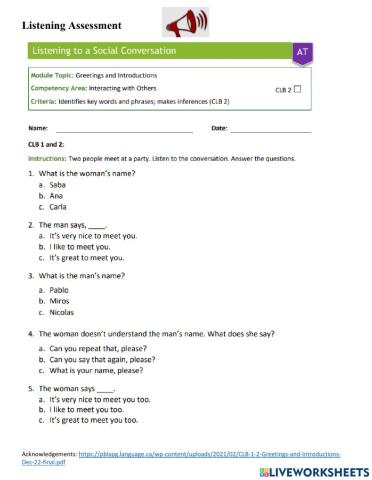 Listening to Social Conversations