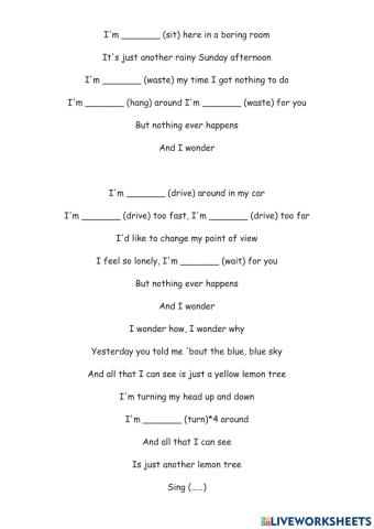 FM4 L2 歌曲補充-Lemon Tree