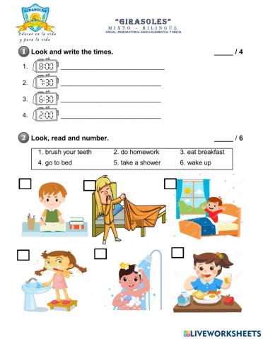 3rd grade Unit test