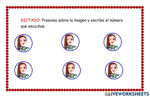 Dictado números 3 y 4 cifras