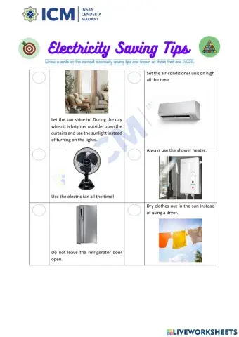 Saving the electricity