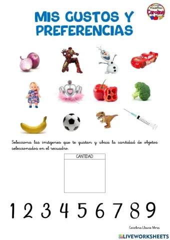Mis gustos y preferencias - niñas(os)