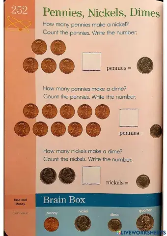 Counting Pennies, Nickels, and Dimes