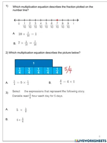 Revision worksheet 1