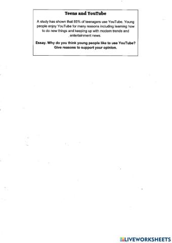 D class Unit 11 test writing.