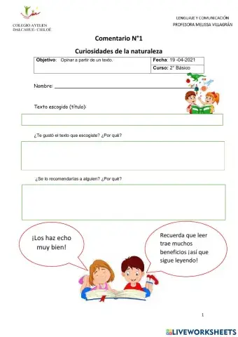 Comentario de lectura n°1