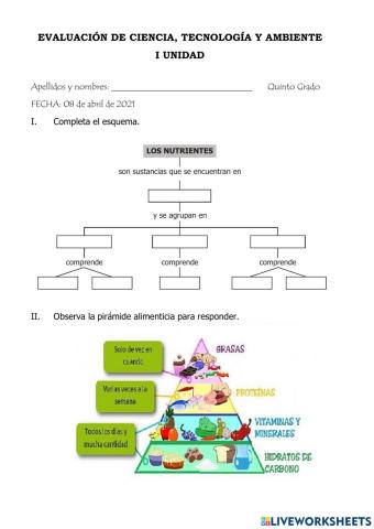 Evaluación de Ciencia