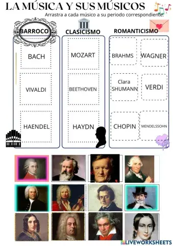 Musicos en la historia