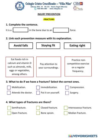 Injury prevention - Fracture