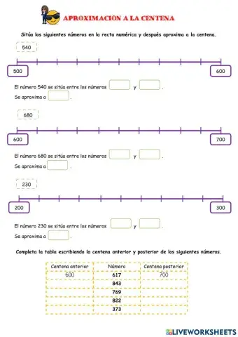 Aproximación a la centena I