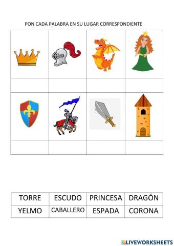 Vocabulario Castillo