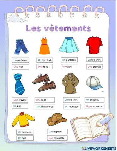 Les vêtements