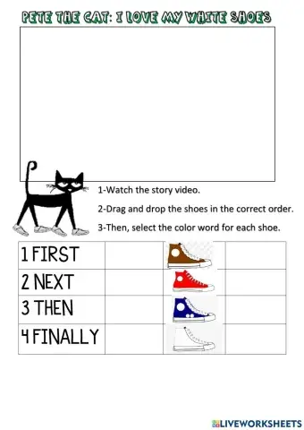 Pete the cat - colors