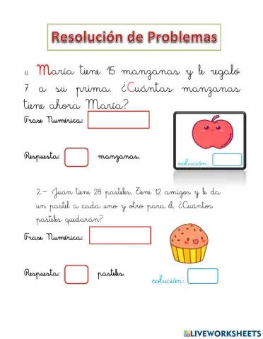 Resolución de Problemas: Sustracción