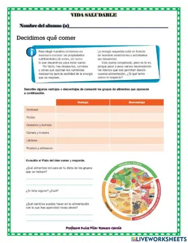 Decidimos qué comer