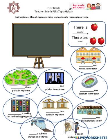 There is and there are