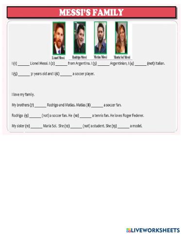 Go Getter 1-Verb to be practice