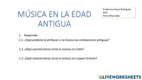 Música en la edad antigua