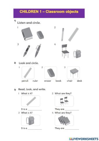 Classroom objects
