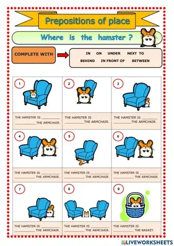 Prepostions of Place