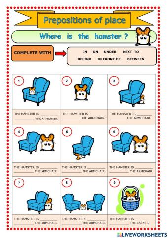 Prepostions of Place