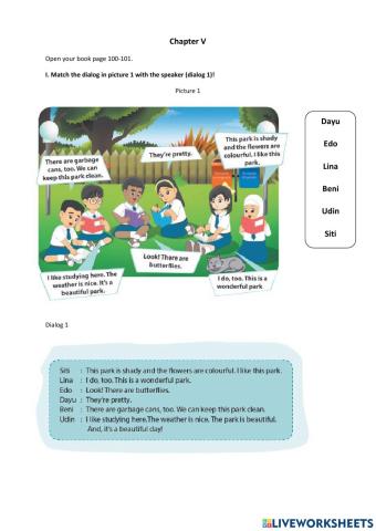 7-Chapter 5 page 101 Describe place