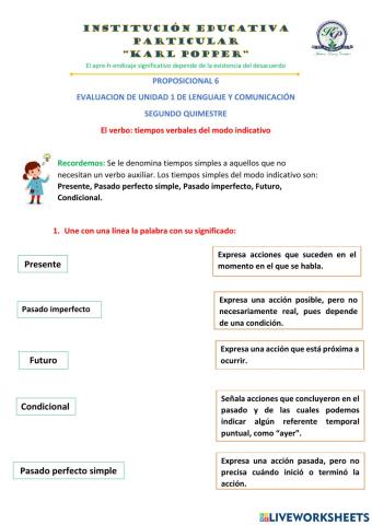 Evaluación de Lenguaje y Comunicación