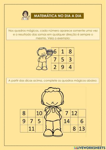 Matemática no dia a dia