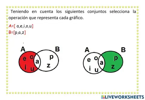 DIFERENCIA DE CONJUNTOS
