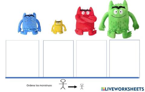 Seriando monstruos de colores